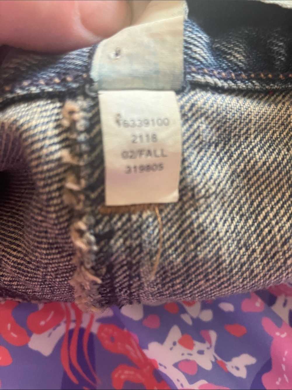 Y2K GAP Denim Maxi Skirt with super high front slit AMAZING vintage find! 8 - Picture 6 of 10